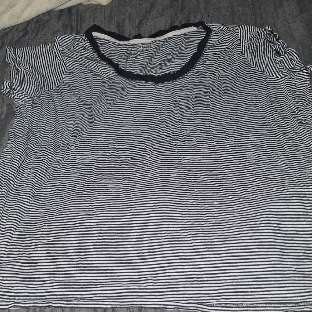 Joe Boxer Monochrome Striped Tee